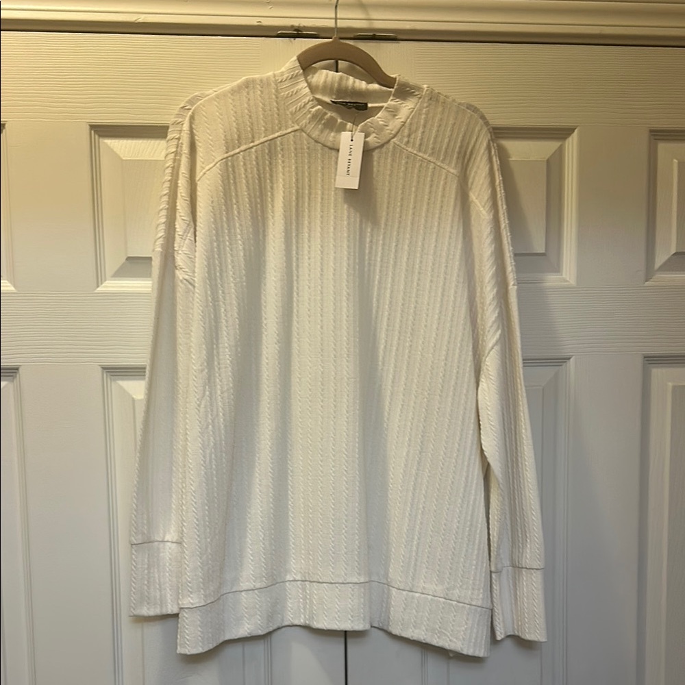 Women’s White Sweater 3X
